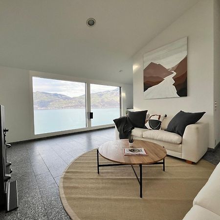 Wohnung Mit Grossartiger Seesicht Und Balkon Spiez Εξωτερικό φωτογραφία